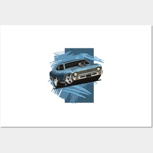 1972 Chevy Nova Posters and Art